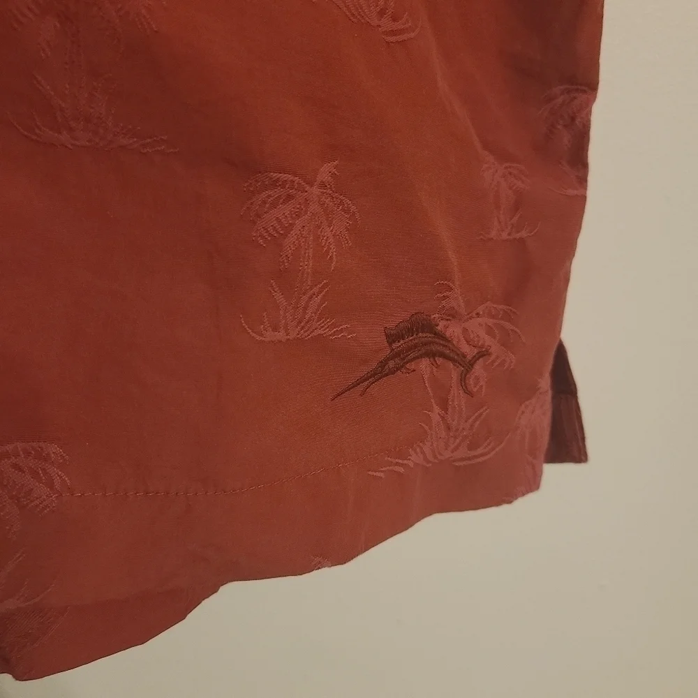 Tommy Bahama | Men's Paradise Nation Nylon Palm Print Swim Trunks (Size Large)